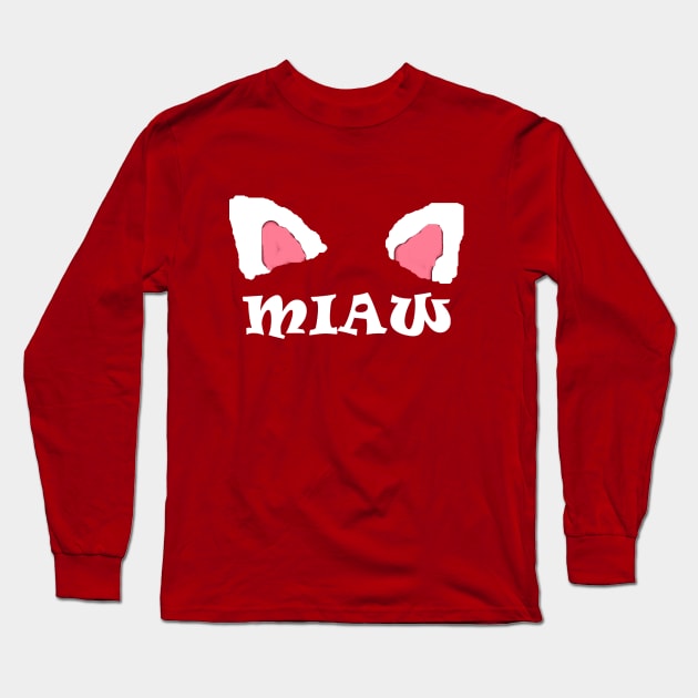 Miaw Long Sleeve T-Shirt by loulousworld